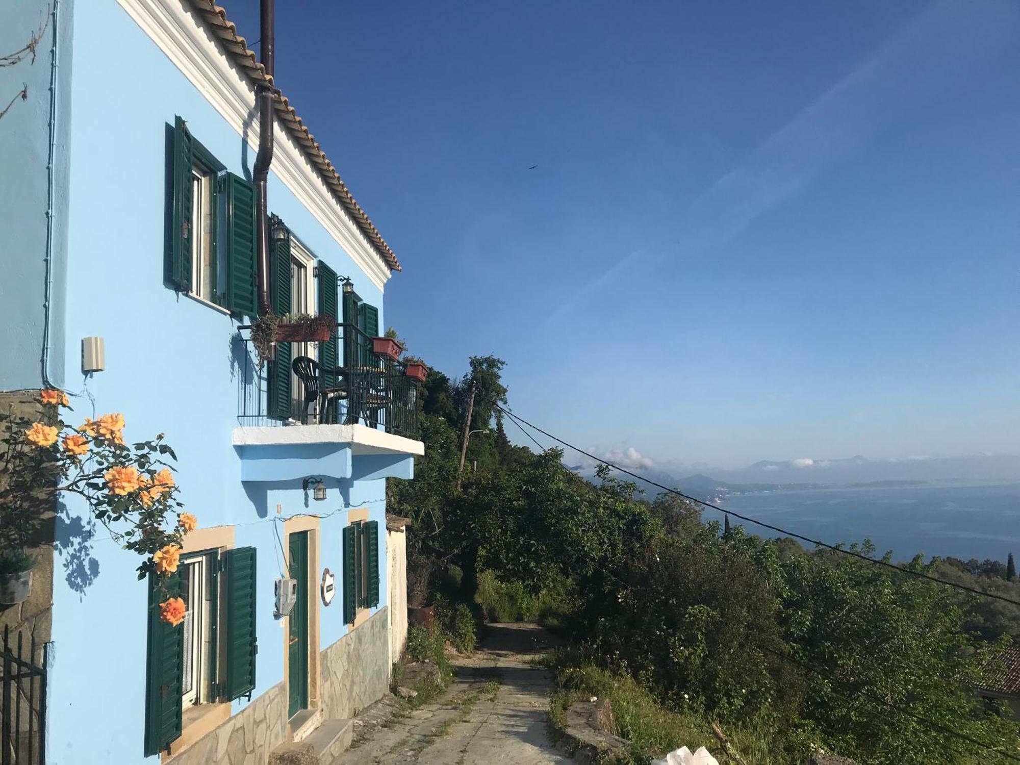 Theea Cottage - Wonderful Sea Views Chlomos Ngoại thất bức ảnh